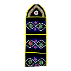 Pipli Applique Work Wall Hanging Storage Bag