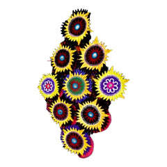 Pipli Traditional Applique Multicolor Chakra Jhumar