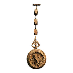 Pocket Watch Carving Sandalwood