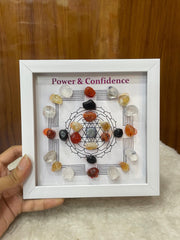 Power & Confidence Crystal Frame