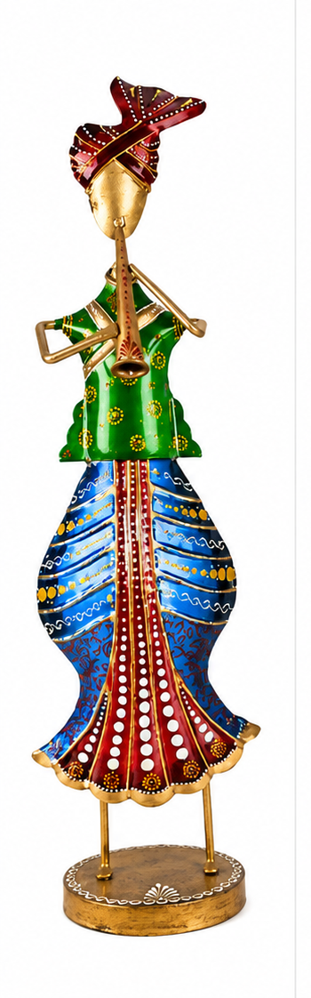Rajasthani Musical Men Table Décor Set Of 3