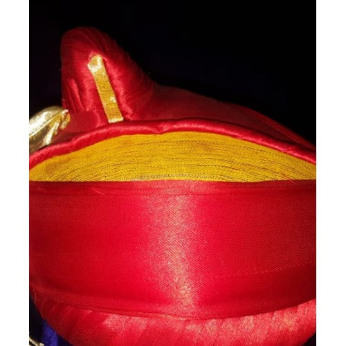 Maharashtra Proud Puneri Pagadi in Red Colour For Wedding & Party Wear