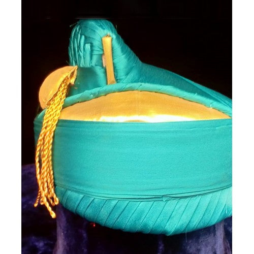 Sea Green Color Puneri Pagadi For Wedding & Party Wear