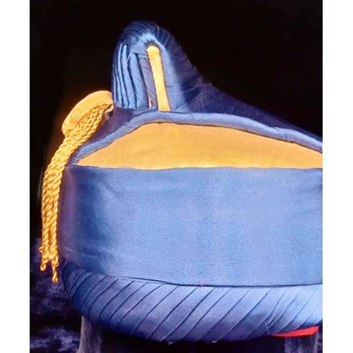 Pride of Maharashtra Puneri Pagadi Indigo Color For Wedding & Party Wear