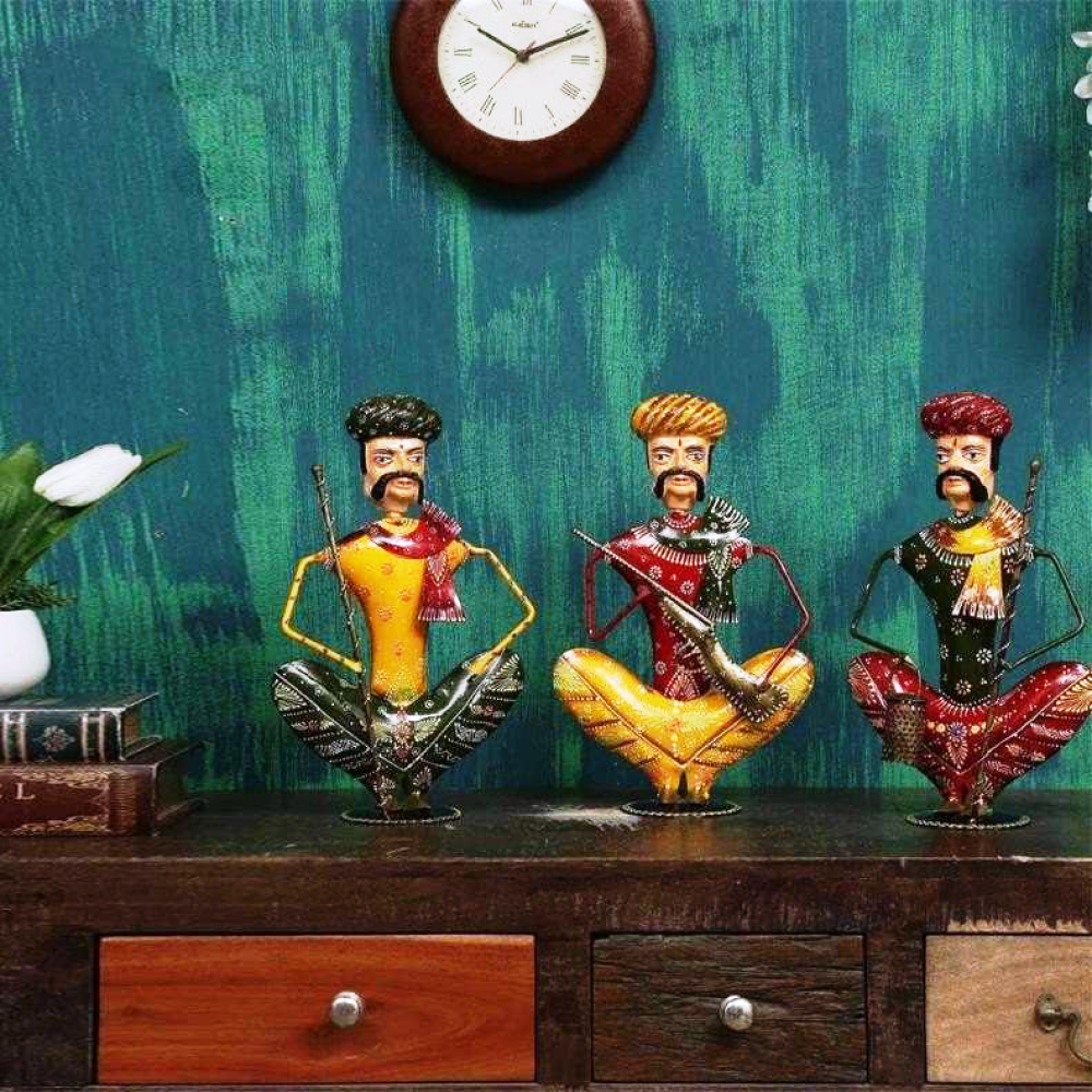 Rajasthani Men Musicians Set Of 3