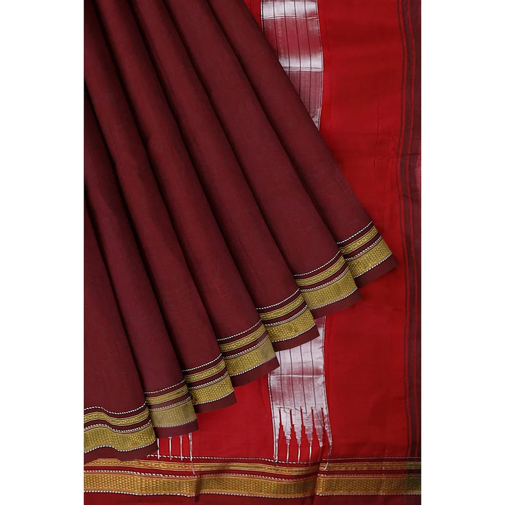 Red Colour Ilkal Saree