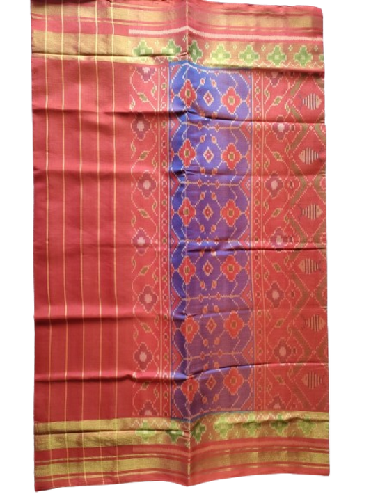 Red Colour Rajkot Patola Saree