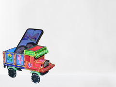 Red Wooden Truck
