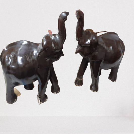 Rosewood Beautiful Elephant Pair