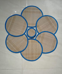 Round Table Mats 6 With 6 Coasters Style 2