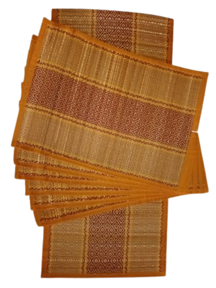 Runner With 6 Table Mats - Yellow