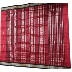 Traditional Handwoven Maroon Colour Sambalpuri Sarees for women