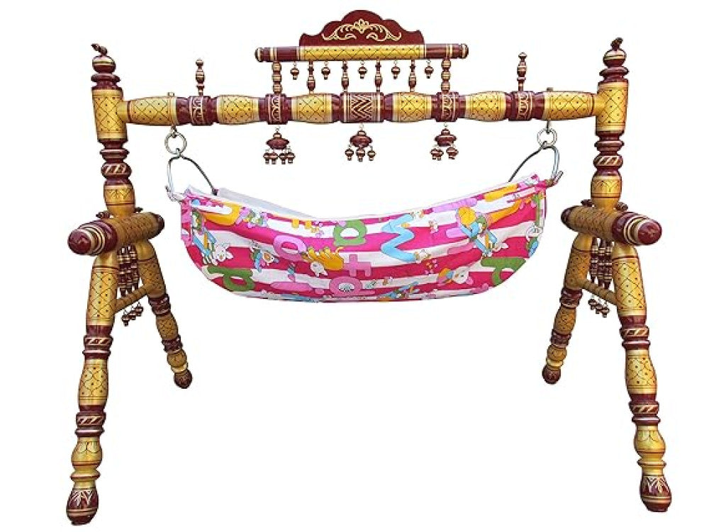 Sankheda Baby Cradle Age 0-3 Years Style 2