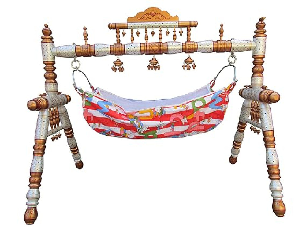 Sankheda Baby Cradle Age 0-3 Years Style 4