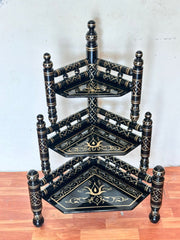 Sankheda Corner Rack Black