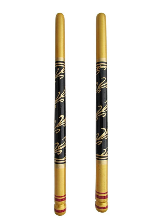 Sankheda Handpainted Wooden Dandiya Sticks Style 4