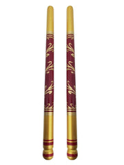 Sankheda Handpainted Wooden Dandiya Sticks Style 5