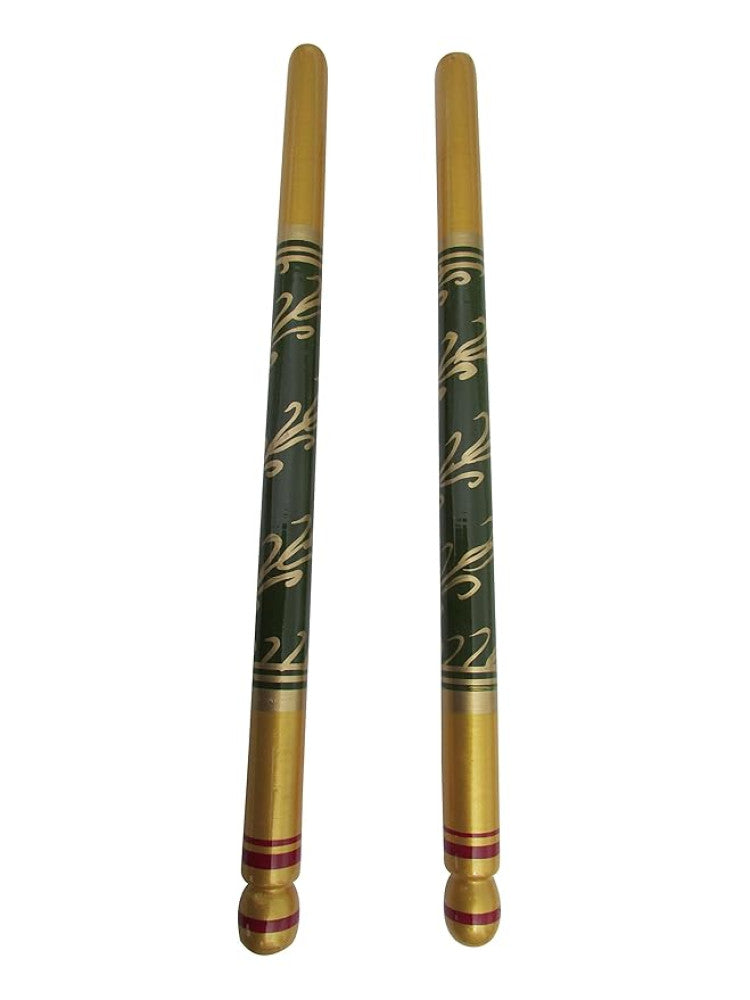 Sankheda Handpainted Wooden Dandiya Sticks Style 6