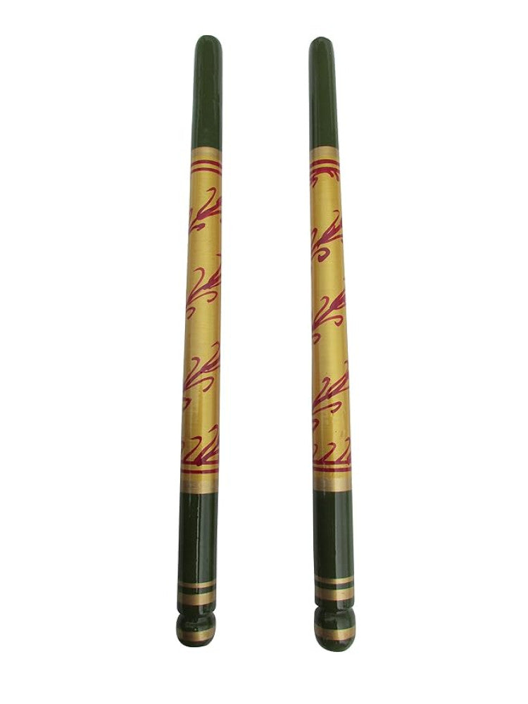 Sankheda Handpainted Wooden Dandiya Sticks Style 8