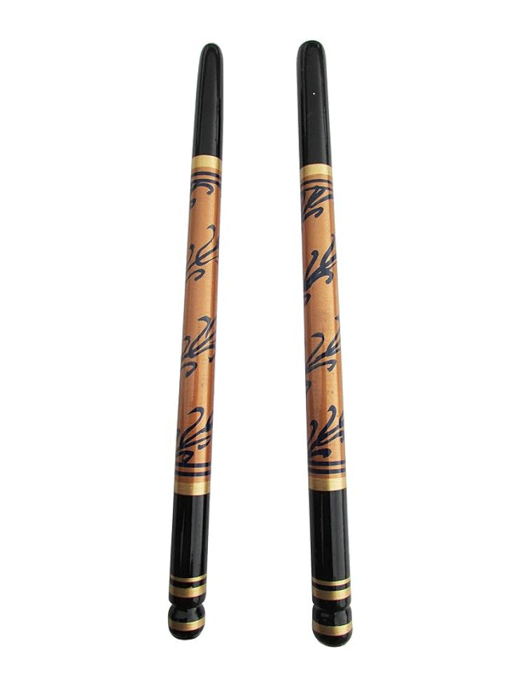 Sankheda Handpainted Wooden Dandiya Sticks Style 9