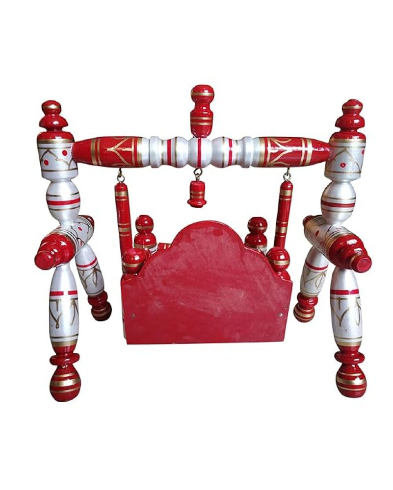 Sankheda Laddu Gopal Jhula Pearl White Cherry