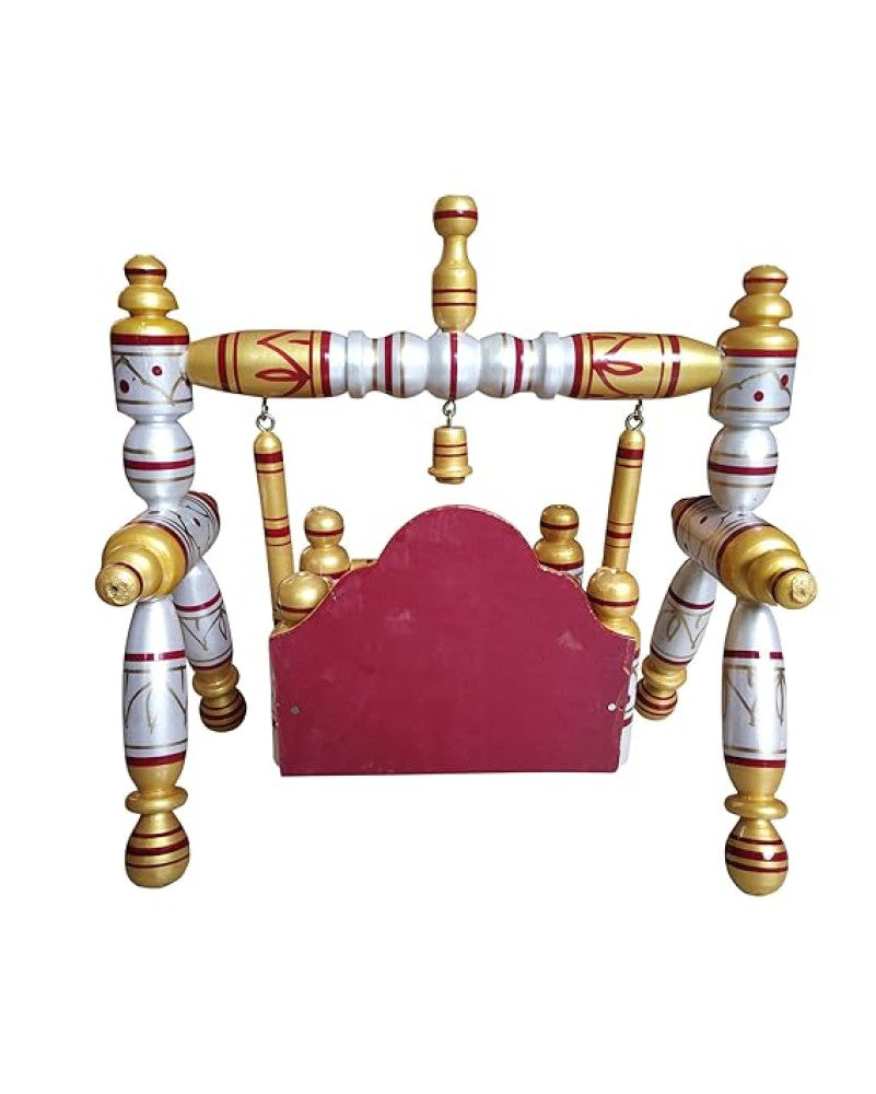 Sankheda Laddu Gopal Jhula White Yellow