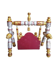 Sankheda Laddu Gopal Jhula White Yellow