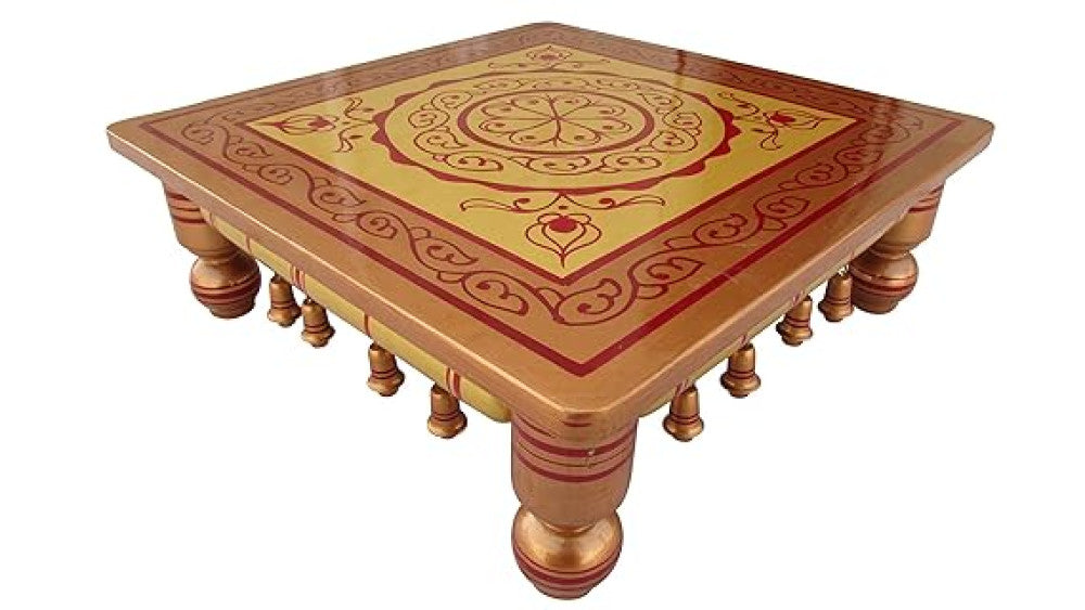 Sankheda Pearl Yellow Copper Cherry Chowki Bazot