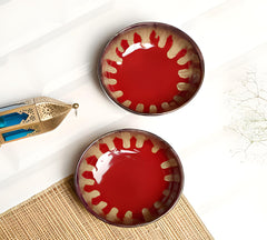 Serving Bowl Red