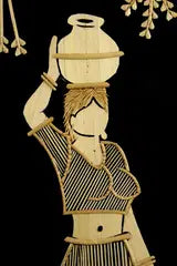 ikki Grass Art - Women Carrying Water