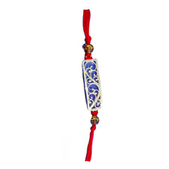 Silver Filigree of Karimnagar Design Rakhi