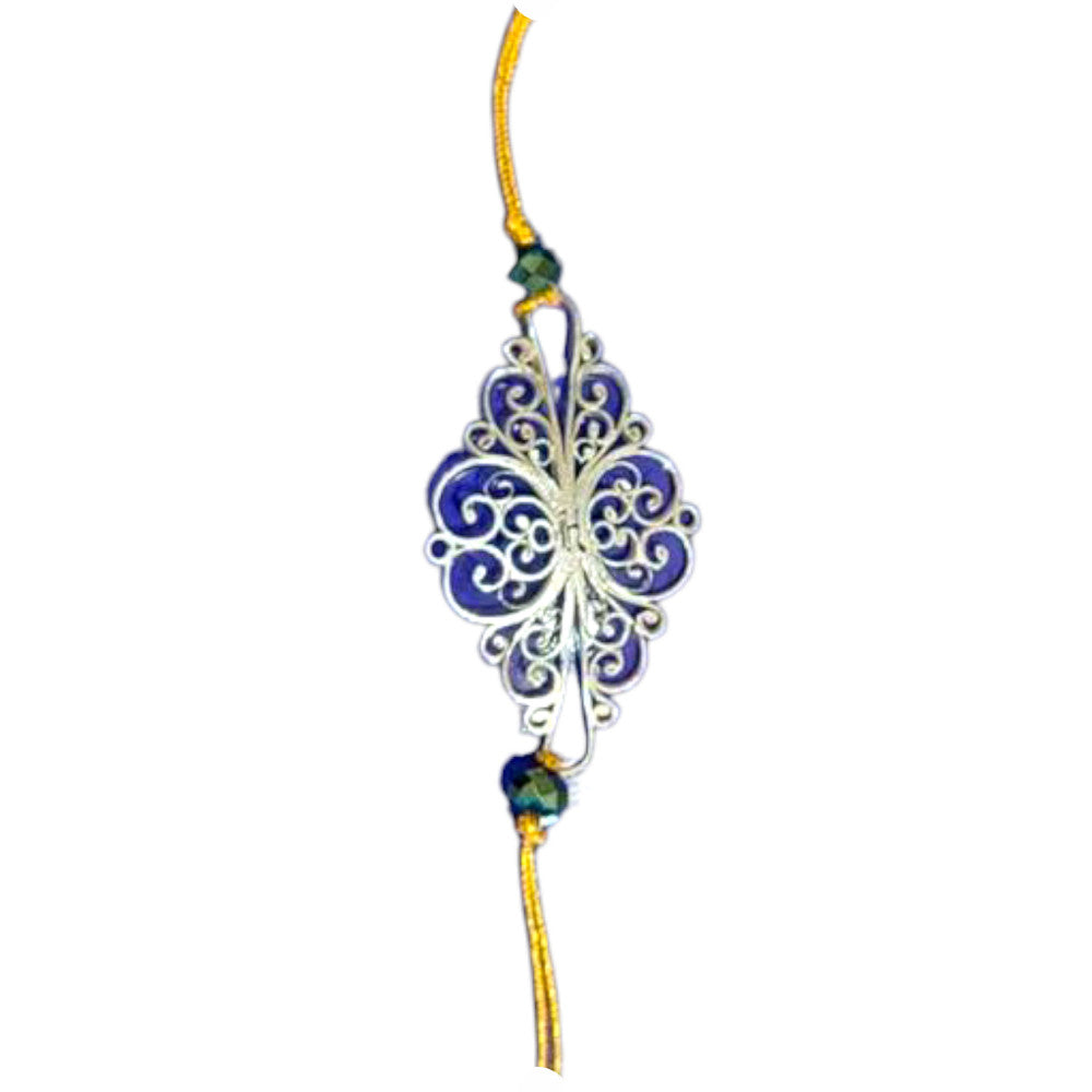 Silver Filigree of Karimnagar Stylish Rakhi