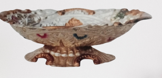 Silver Finish Classic Fruit Bowl Banaras Metal Craft