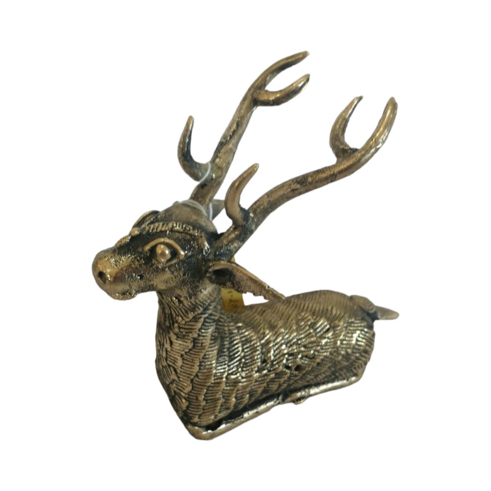 Sitting Deer Facing Left Side