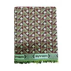 Cotton Premium Solapur Chaddar In Red & Green Colour For Room Decor