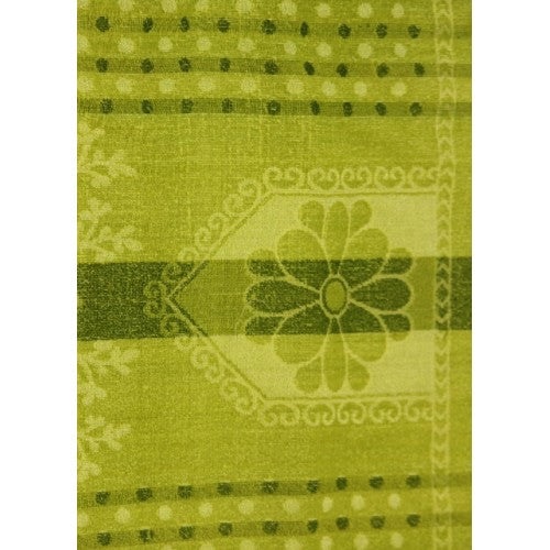 Ultra Soft Solapur Terry Towel In Light Green Colour For Home Bathing & Hotels