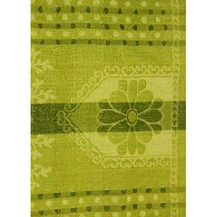 Ultra Soft Solapur Terry Towel In Light Green Colour For Home Bathing & Hotels