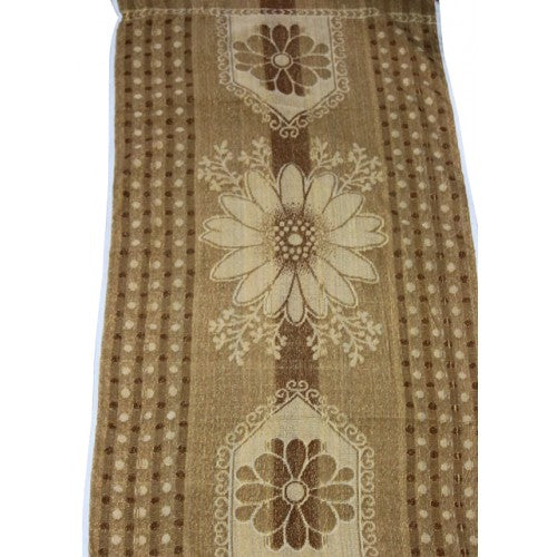 Ultra Soft Solapur Terry Towel In Brown Colour For Home Bathing & Hotels