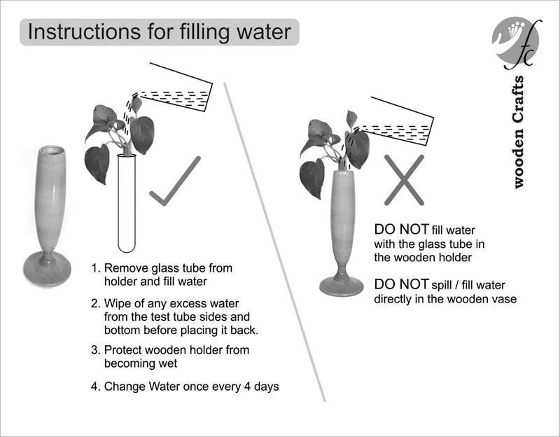 Table Top Vase - Brown