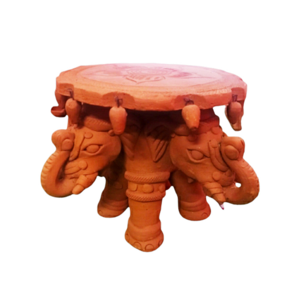 Terracota Elephant stand