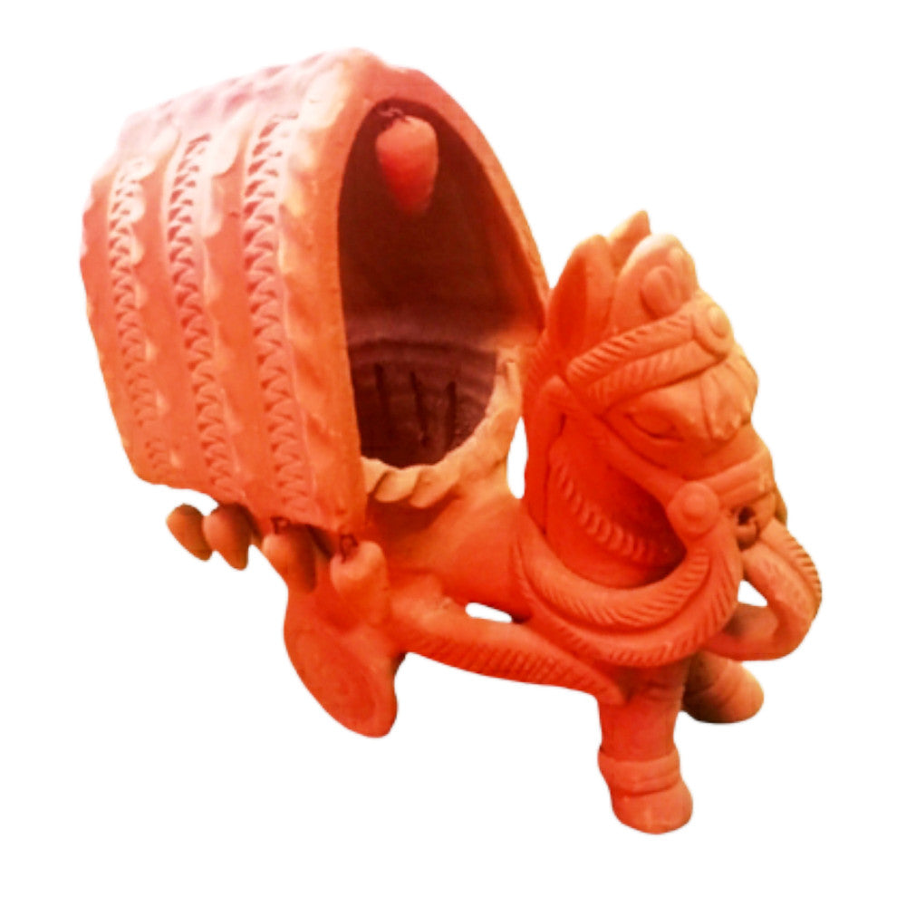 Terracota horse cart