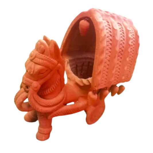 Terracota horse cart