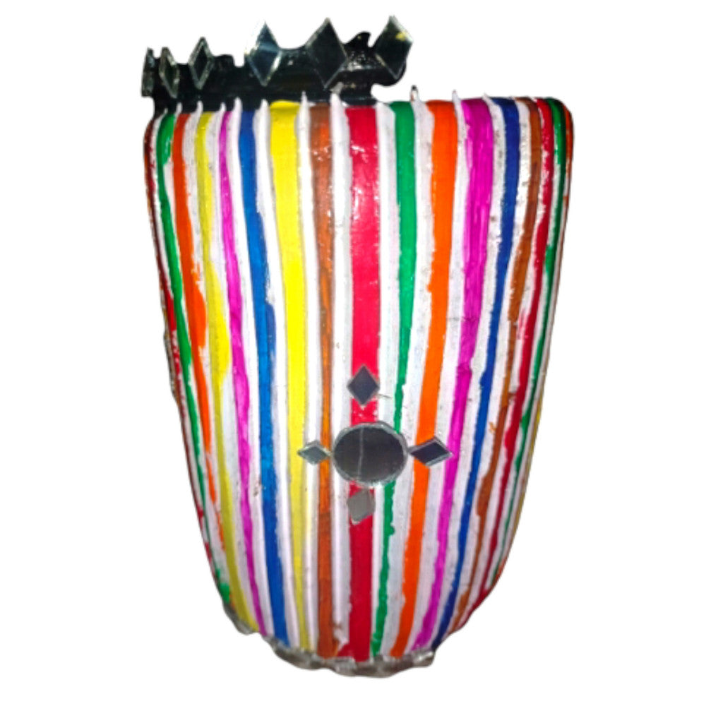 Terracota painted vase