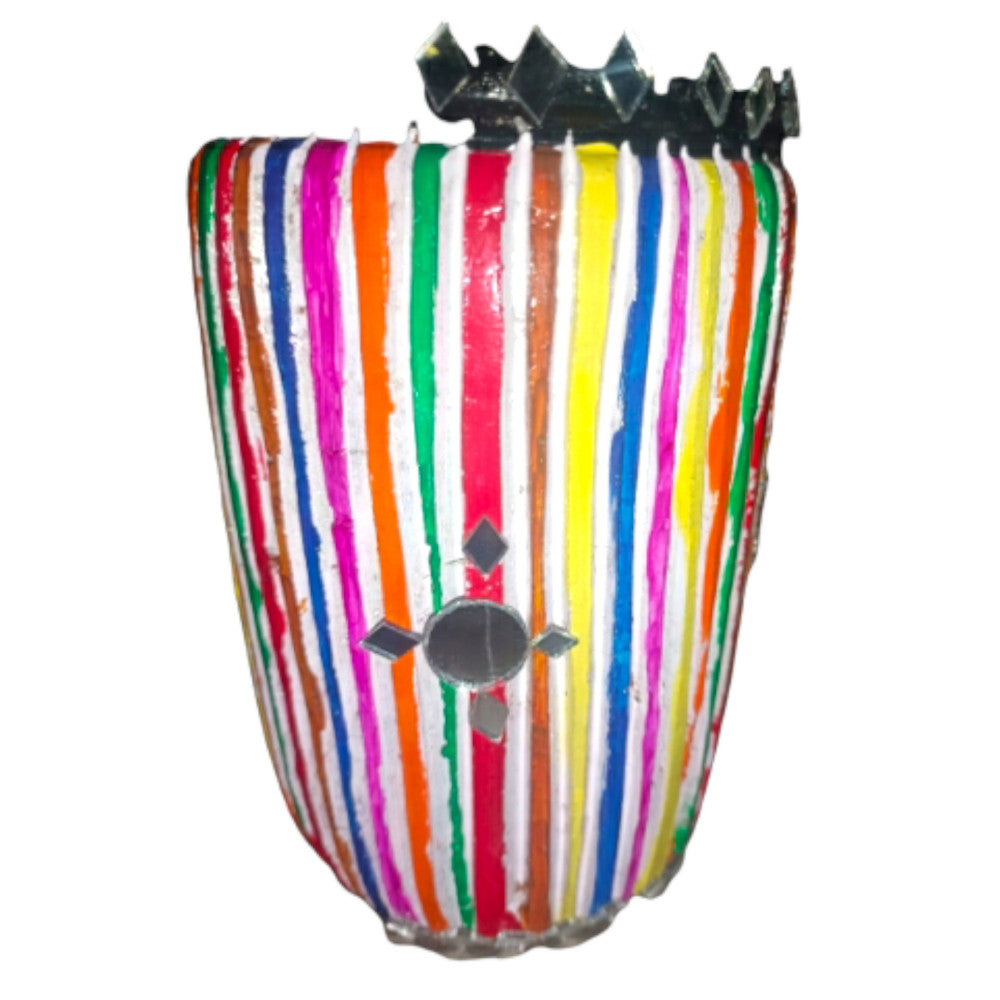 Terracota painted vase