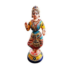 Multicolored Thanjavur Dancing Doll - 12 Inch