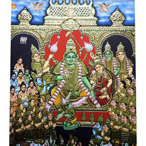 Ramar Pattabhishekam Thanjavur Painting