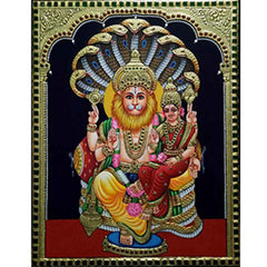 Lakshmi Narasimha Thanjavur Painting