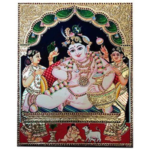 Thanjavur Painting Baal Krishna