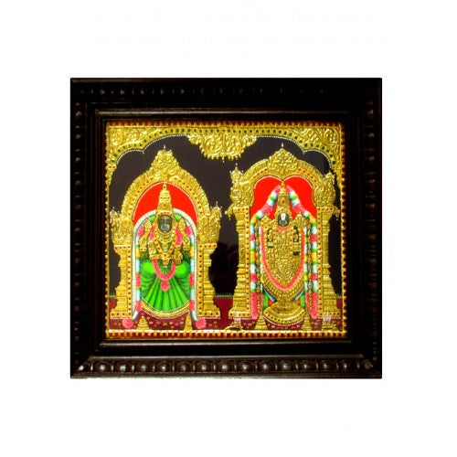 Traditional Thanjavur Paintings of Lord Balaji Thayar