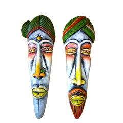 Thirukkanur Blue Face Wall Hanging